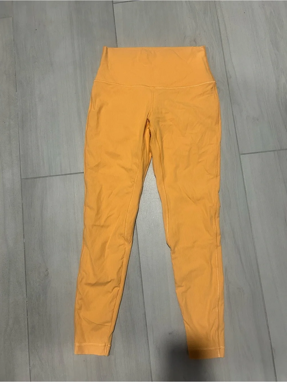 Lululemon Align™ Ribbed High-Rise Leggings Pant 25” Mango Size 6